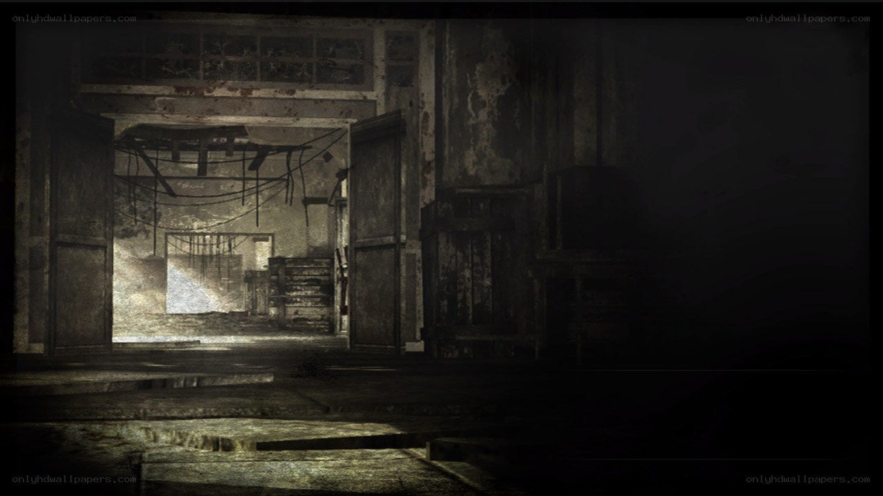 abandoned industrial interior