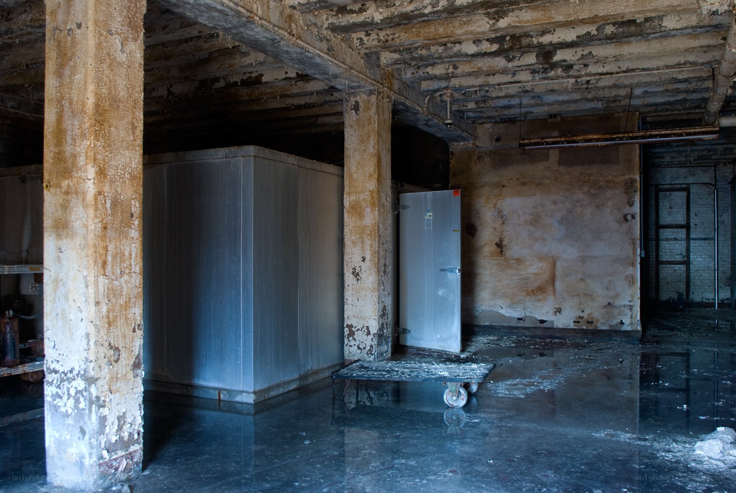 abandoned industrial room