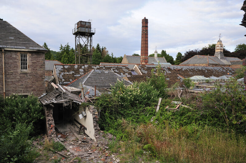 Abandoned industrial site