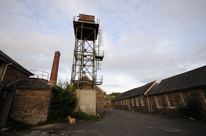 Abandoned industrial site