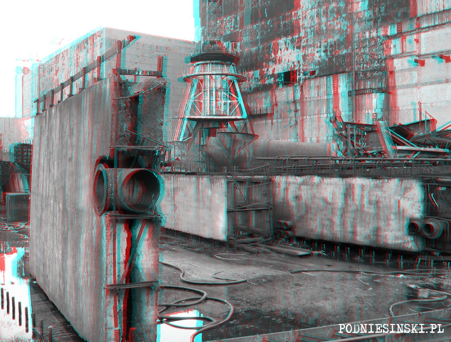 Abandoned industrial site