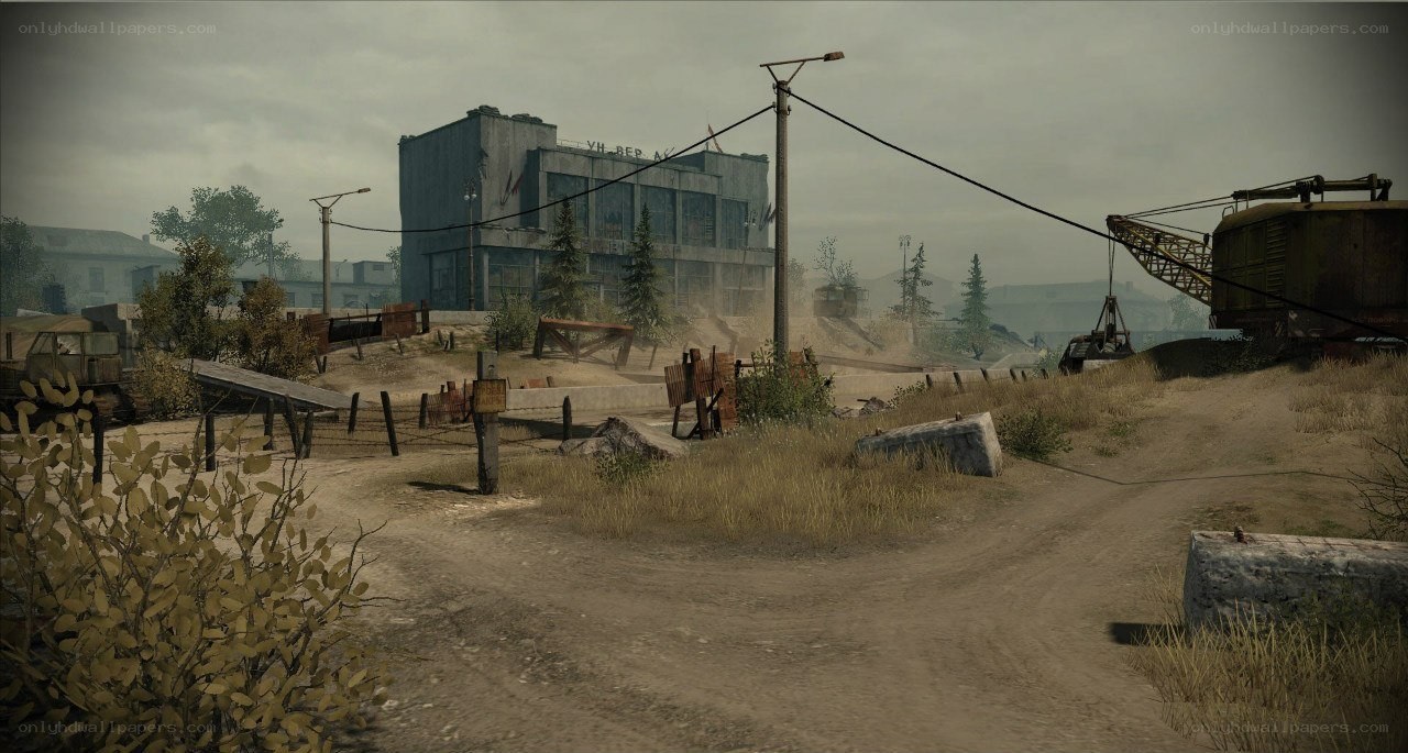 abandoned industrial site