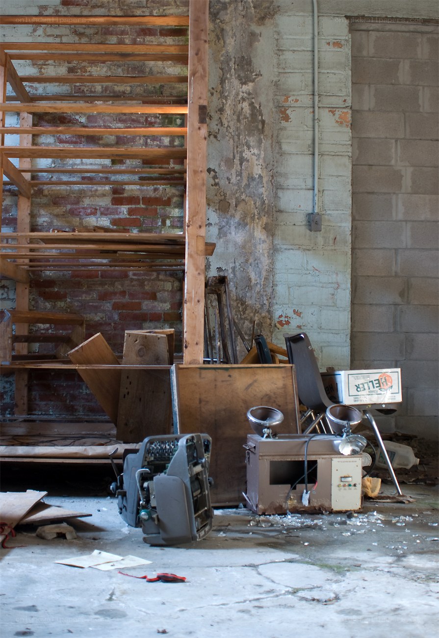 abandoned industrial space
