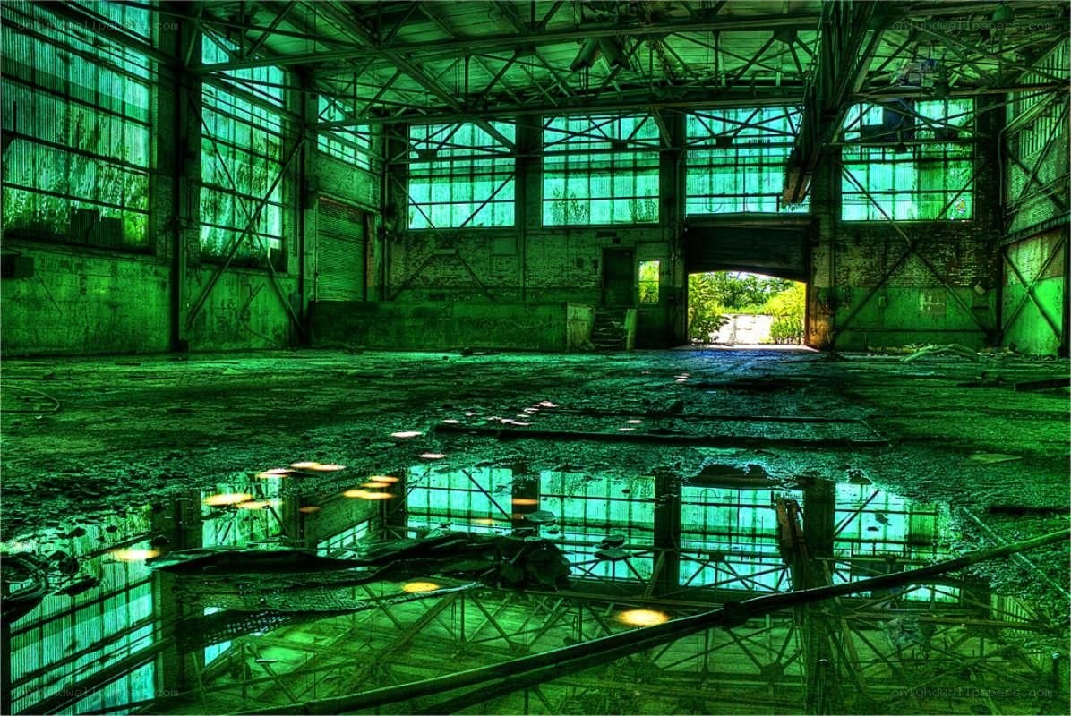 abandoned industrial warehouse
