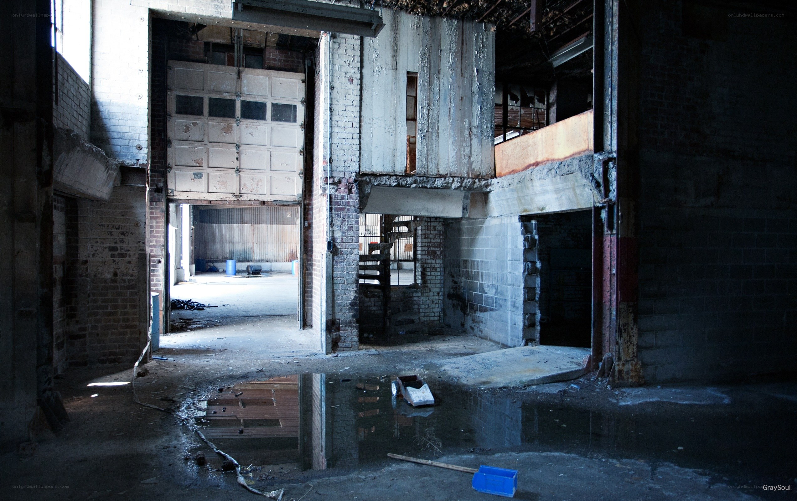 abandoned industrial warehouse