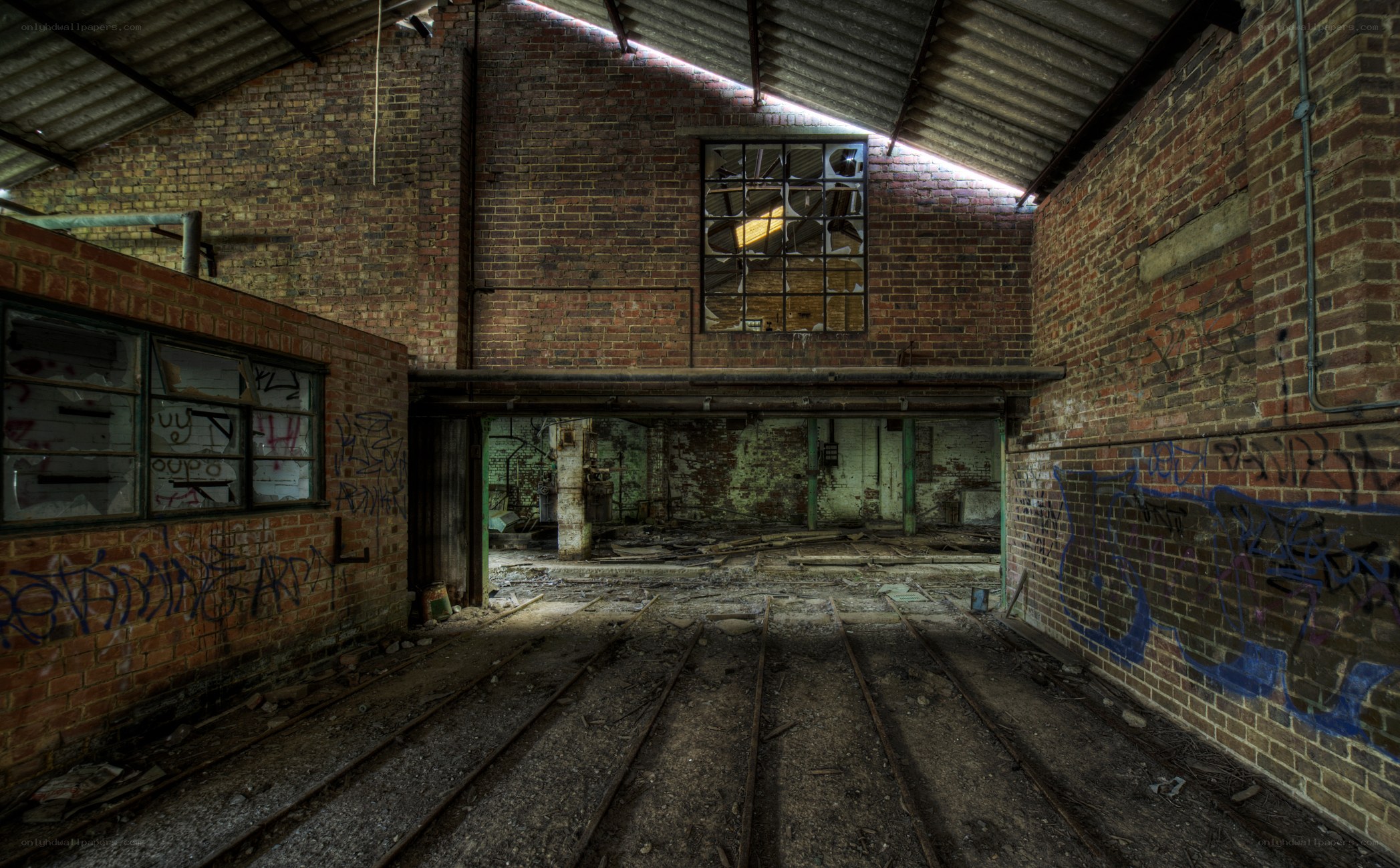 abandoned industrial warehouse