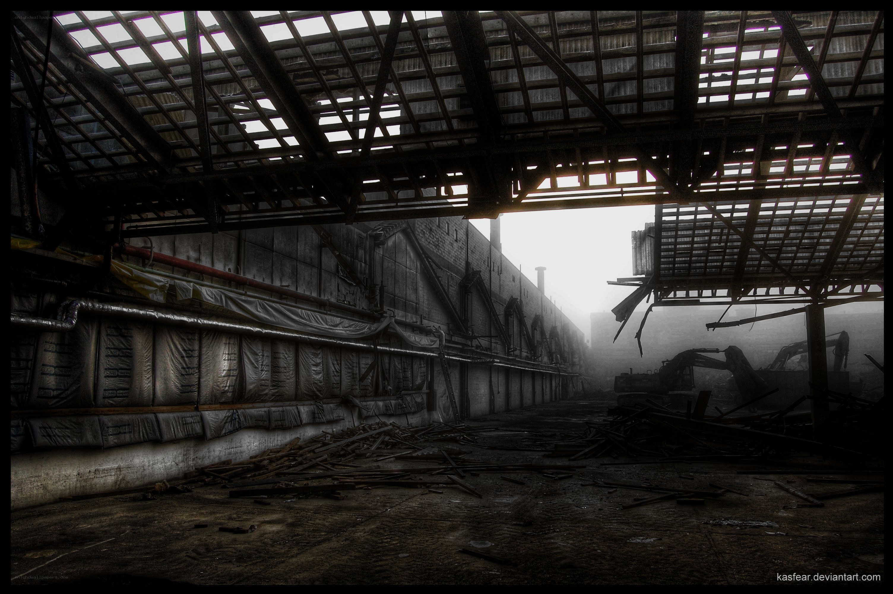 abandoned industrial warehouse