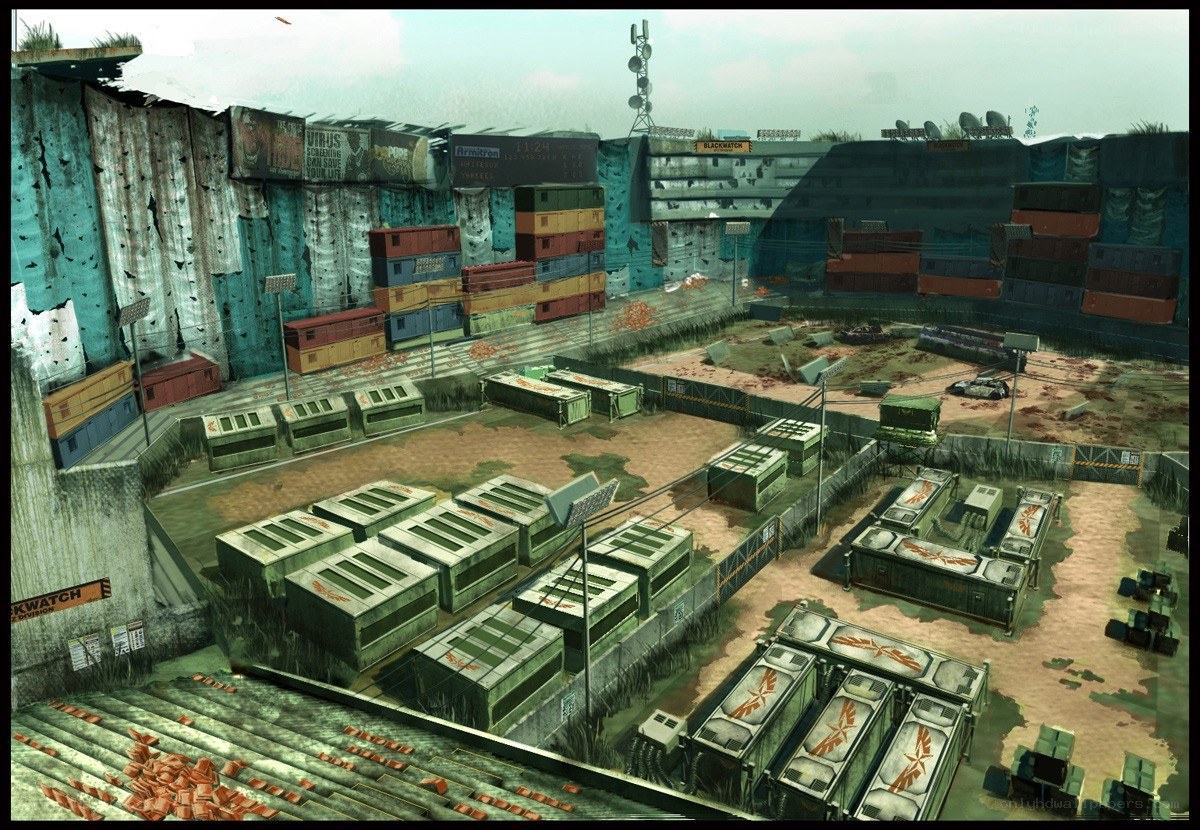 abandoned industrial yard