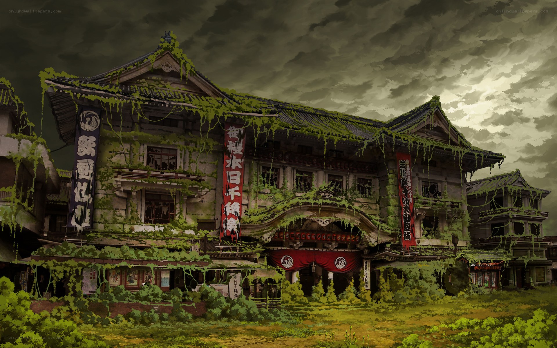 Abandoned Japanese building