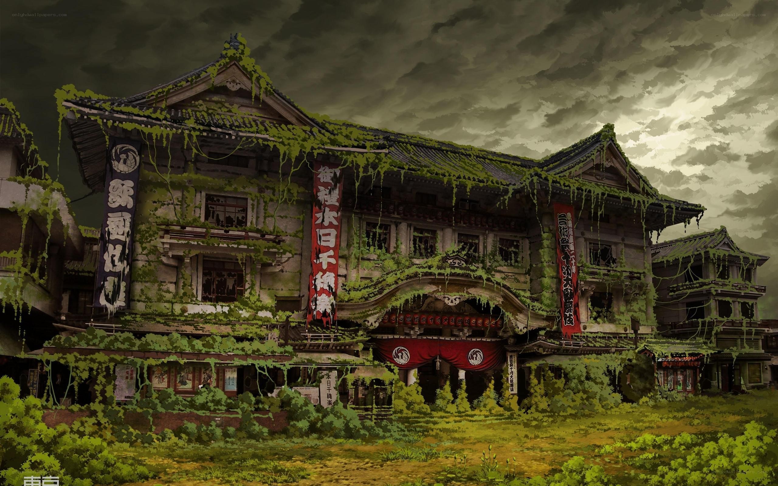 Abandoned Japanese theater