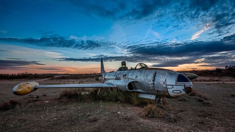 Abandoned Jet Plane