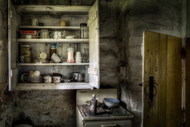 Abandoned Kitchen Cabinet