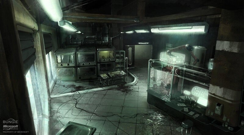Abandoned Lab Room — Gray