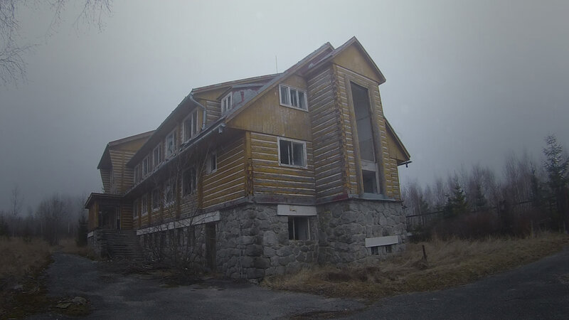 Abandoned Log Cabin — Gray