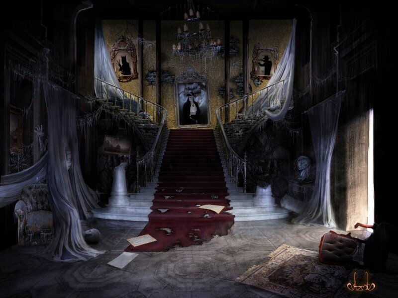 Abandoned Mansion Hallway
