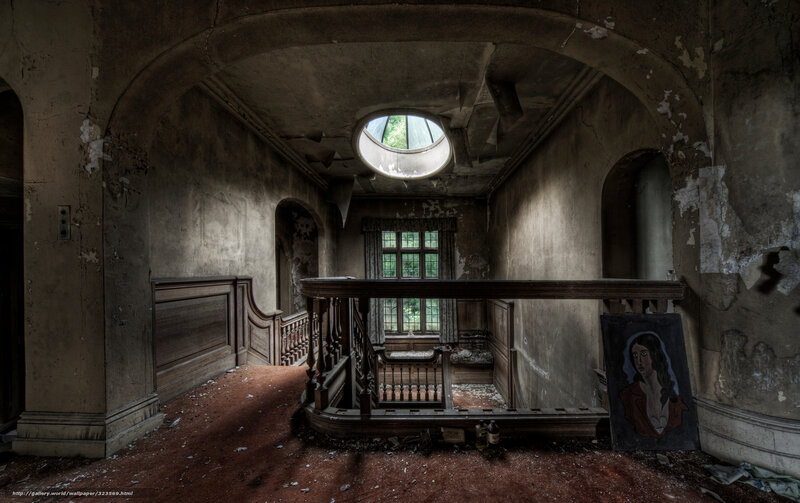 abandoned mansion interior