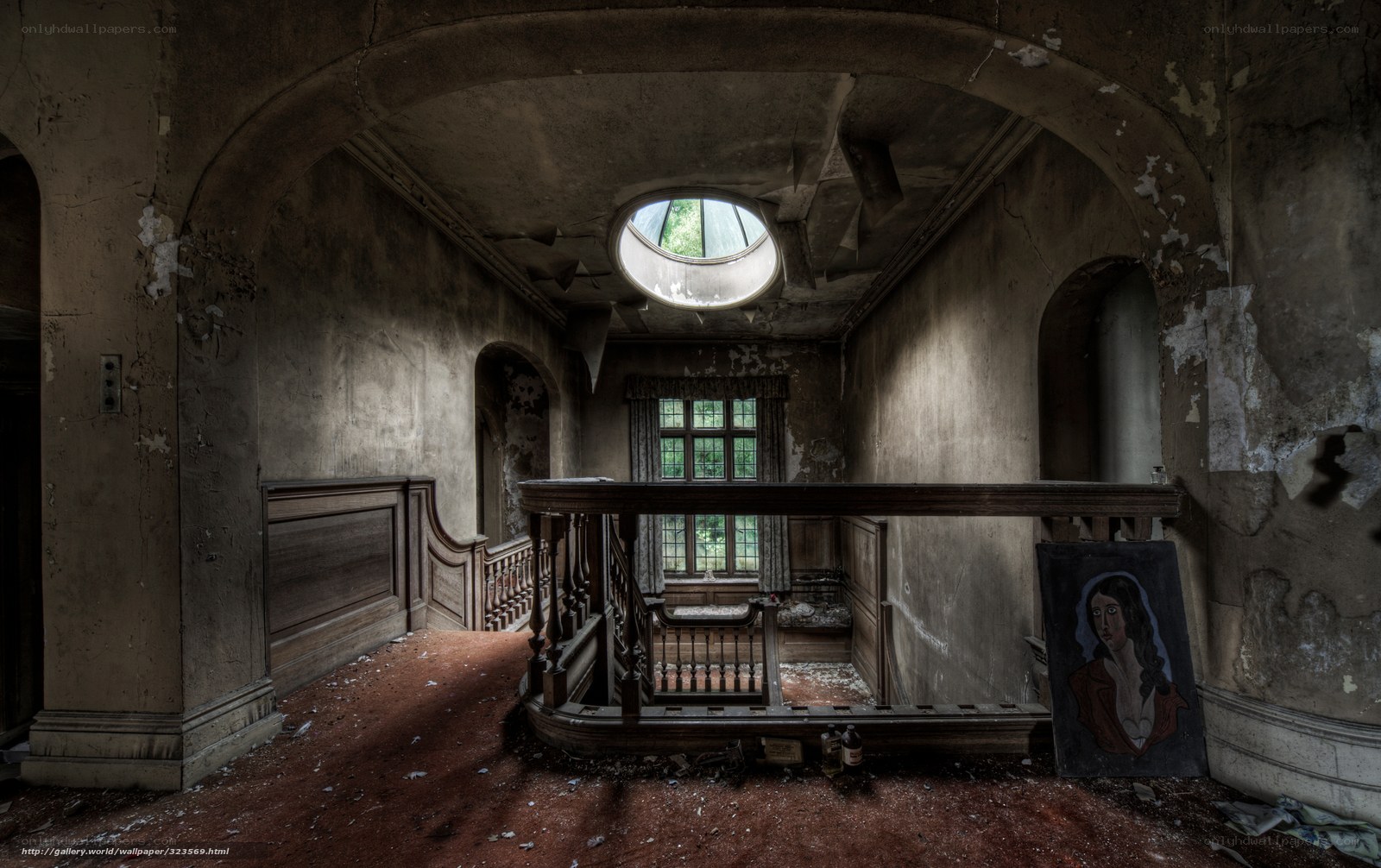 abandoned mansion interior