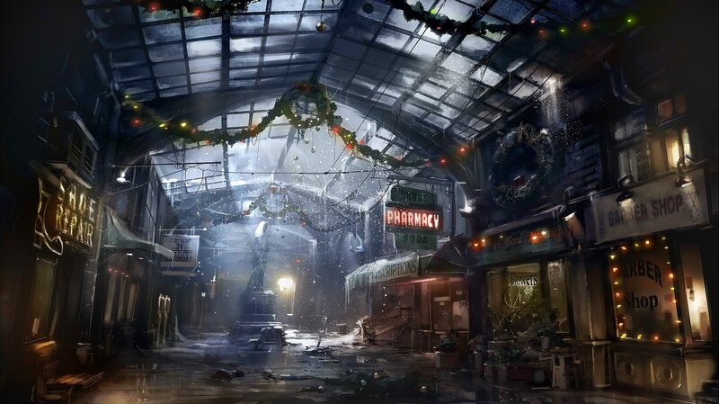 abandoned market alley