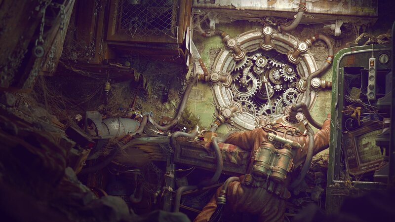 abandoned mechanical chamber