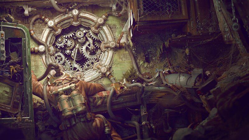 abandoned mechanical chamber