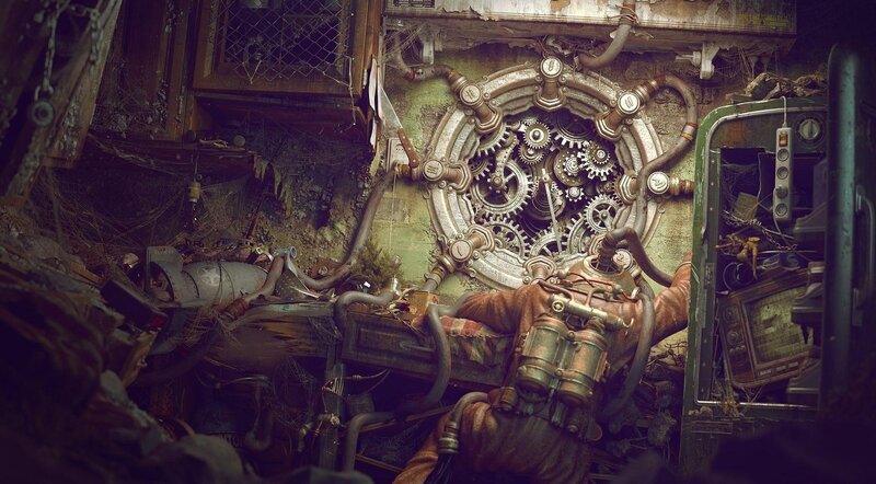 abandoned mechanical chamber