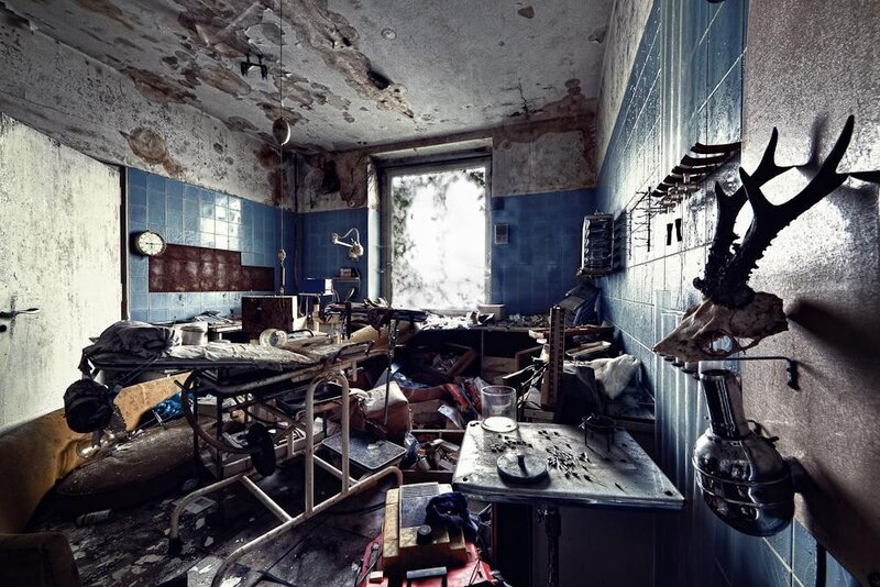 abandoned medical room