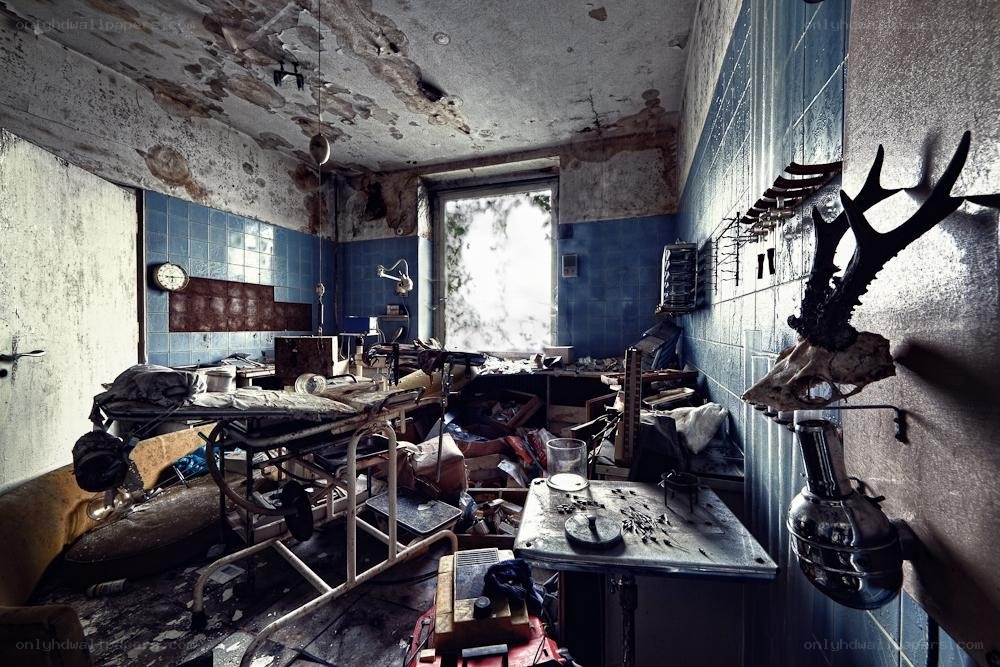 abandoned medical room