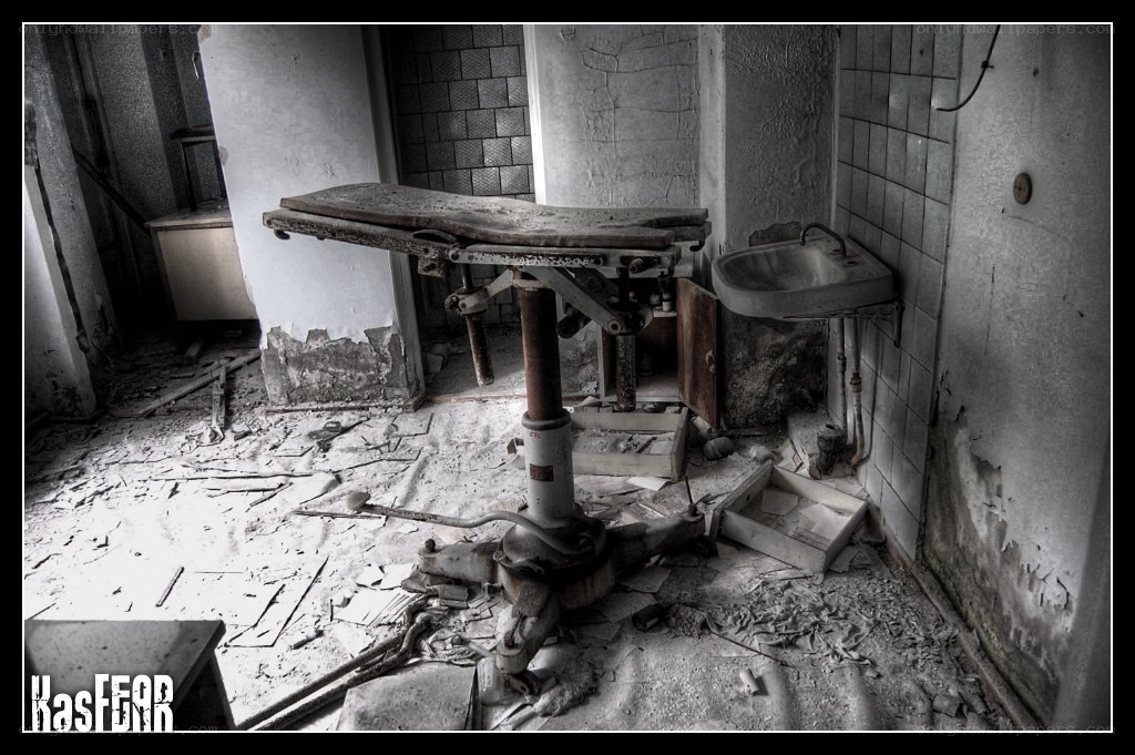 Abandoned medical room