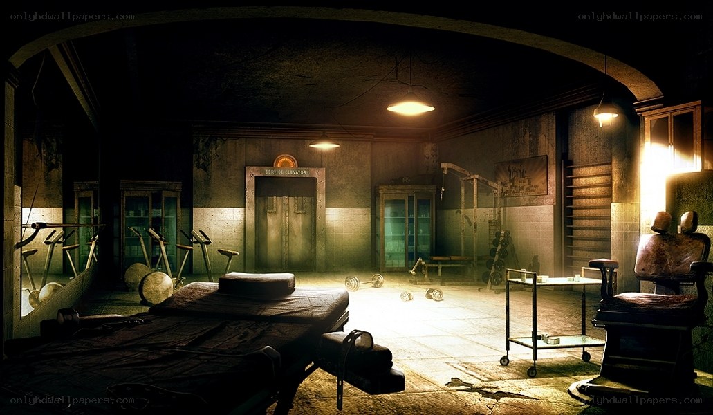 abandoned medical room