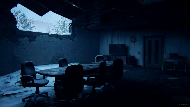 Abandoned Meeting Room