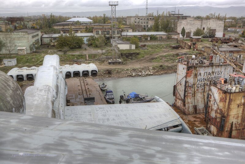 Abandoned Military Aircraft — Gray, Desolate