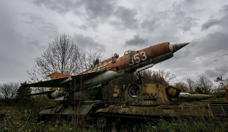 Abandoned Military Aircraft — Gray