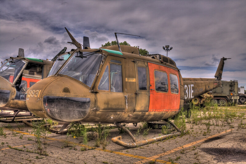 Abandoned Military Helicopter
