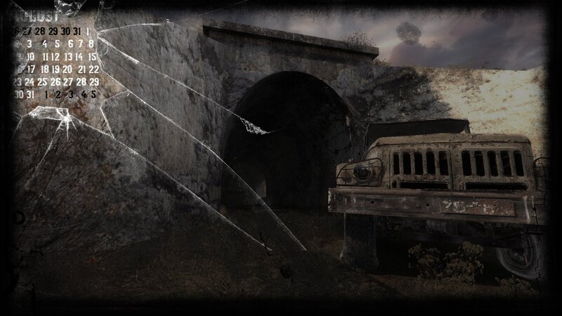 Abandoned Military Truck — Gray