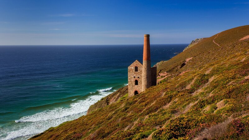 Abandoned Mine Building — Blue