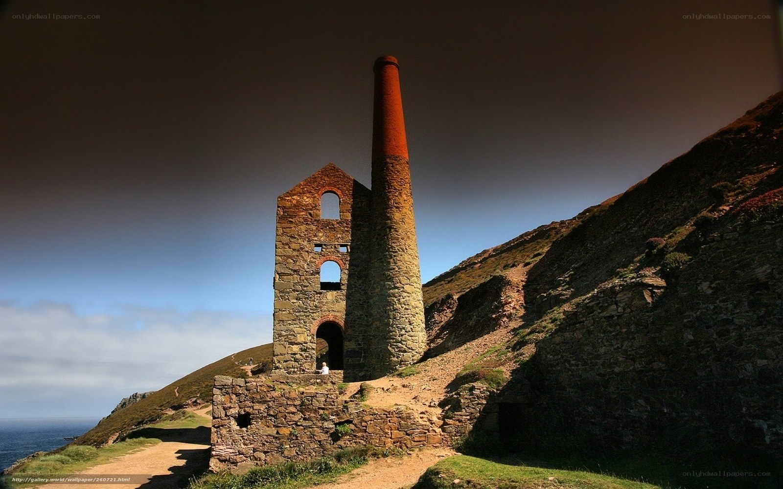 Abandoned mine engine house
