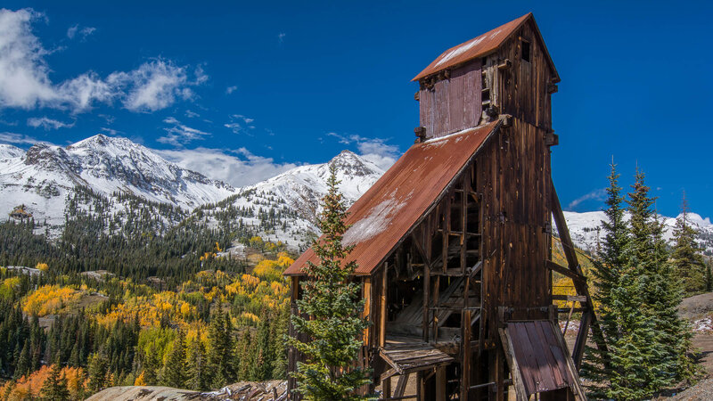 Abandoned Mine Shaft — Blue, Serene