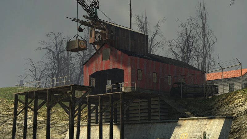 abandoned mine shaft building