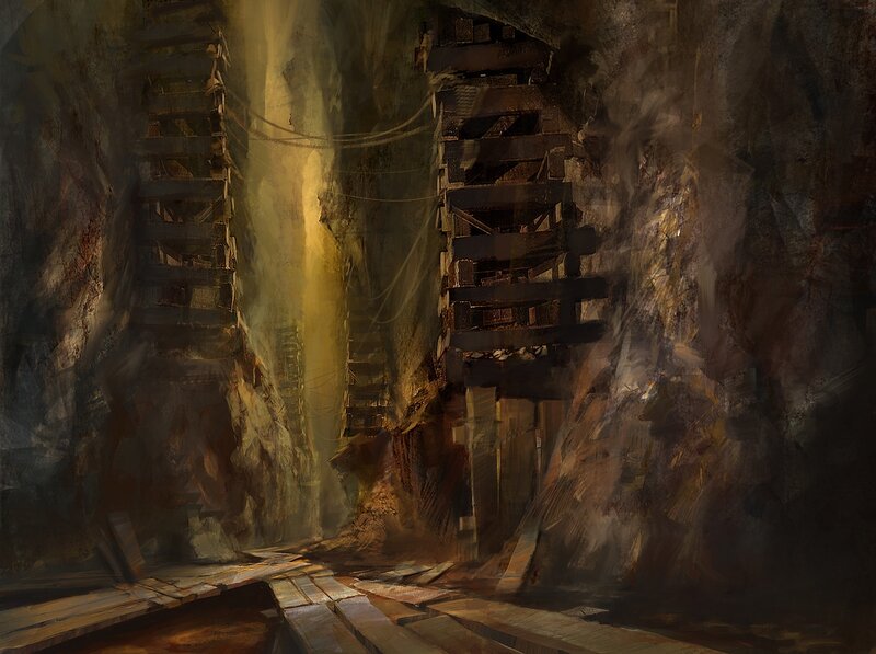 abandoned mine shaft