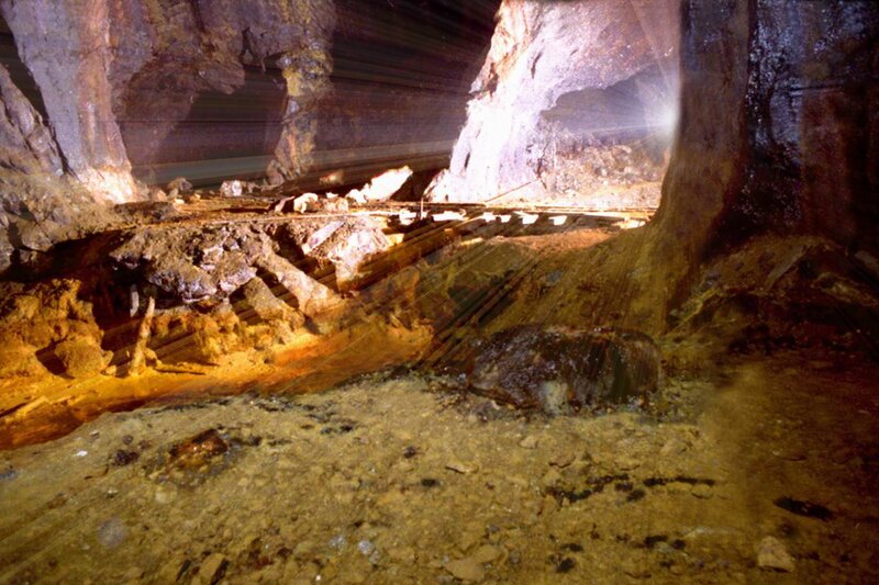 Abandoned Mine Tunnel — Brown