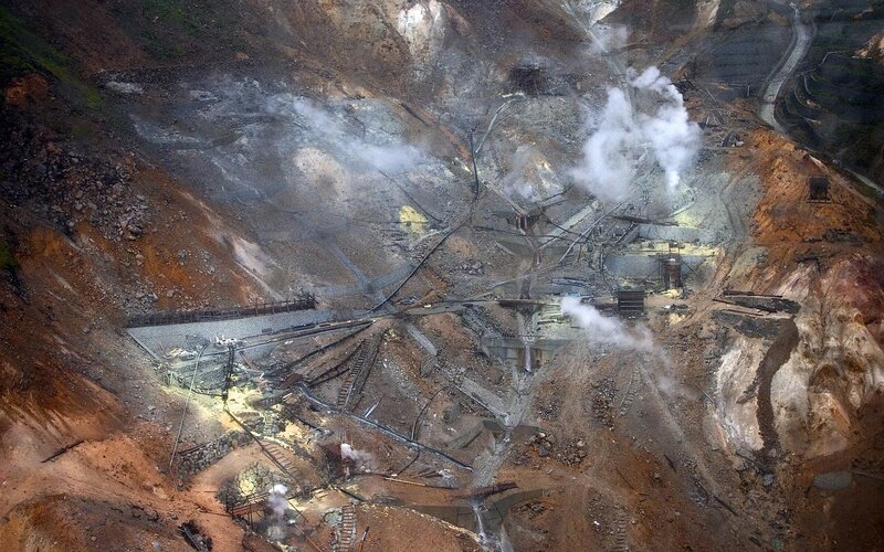 Abandoned Mining Site — Brown