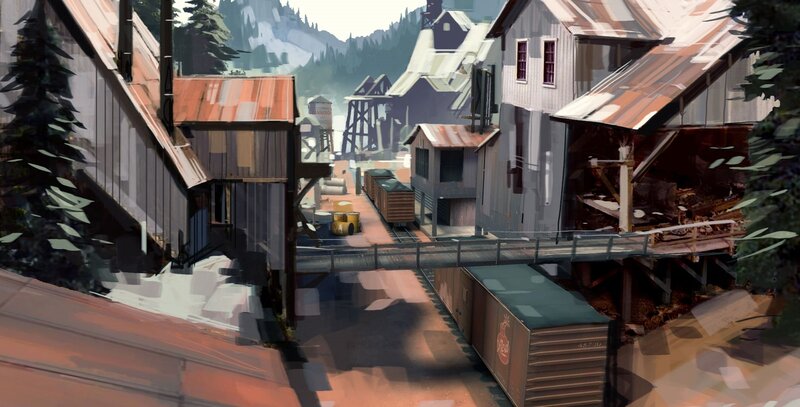 abandoned mining town