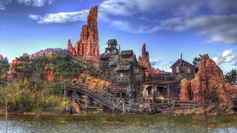 Abandoned Mining Town — Blue