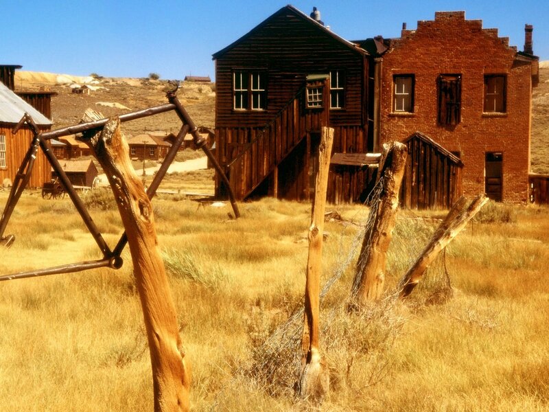 Abandoned Mining Town — Brown