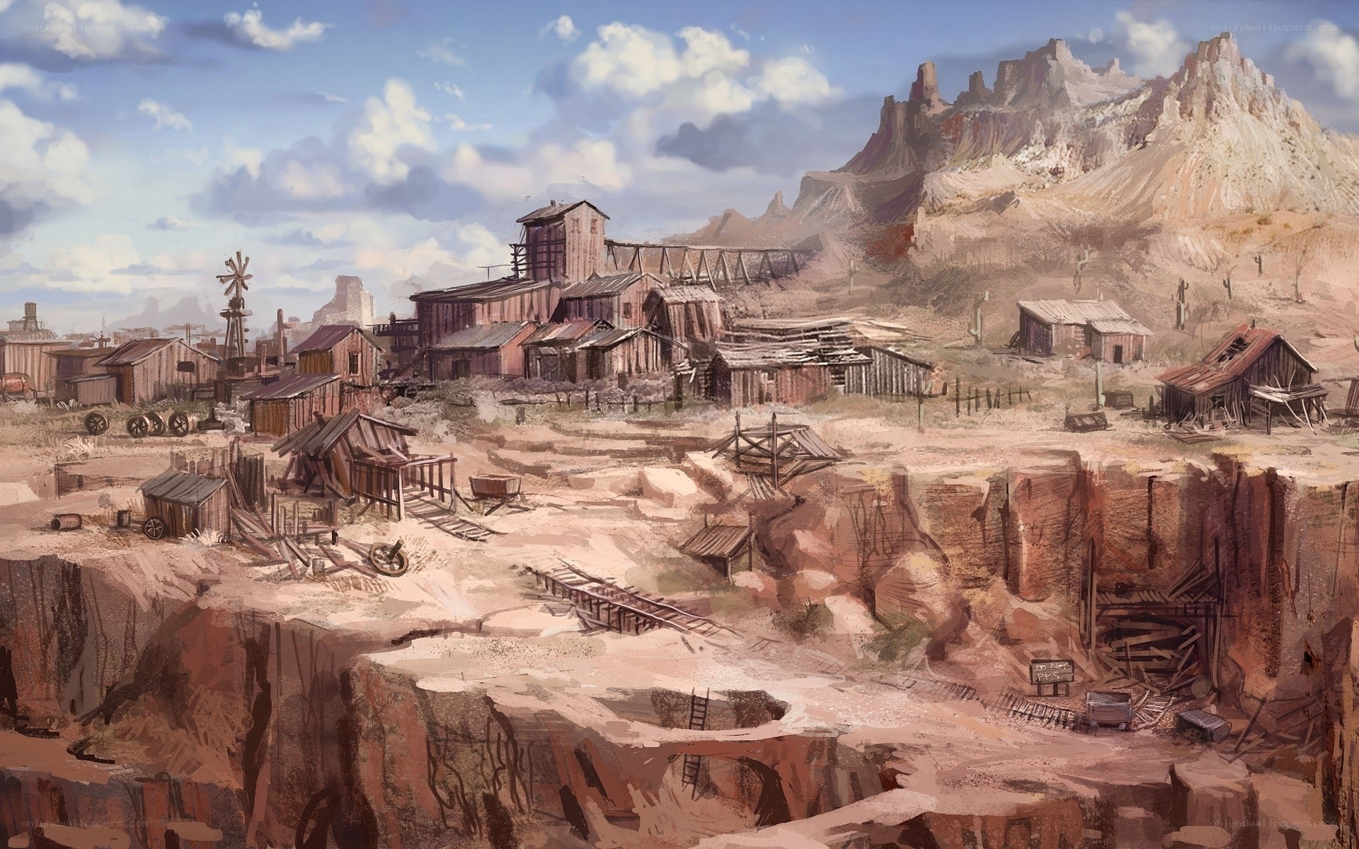 abandoned mining town