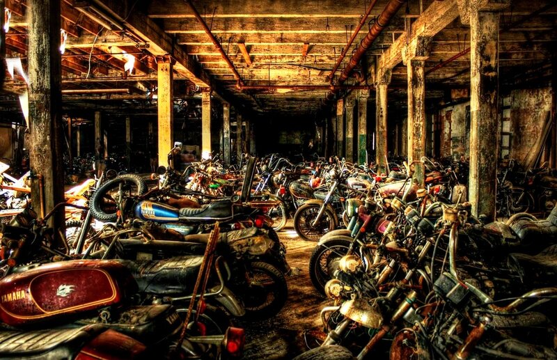 Abandoned Motorcycles