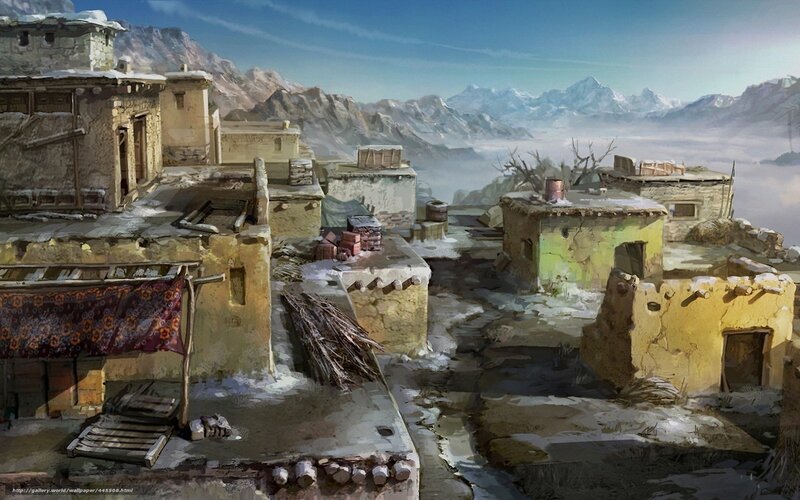 Abandoned Mountain Village