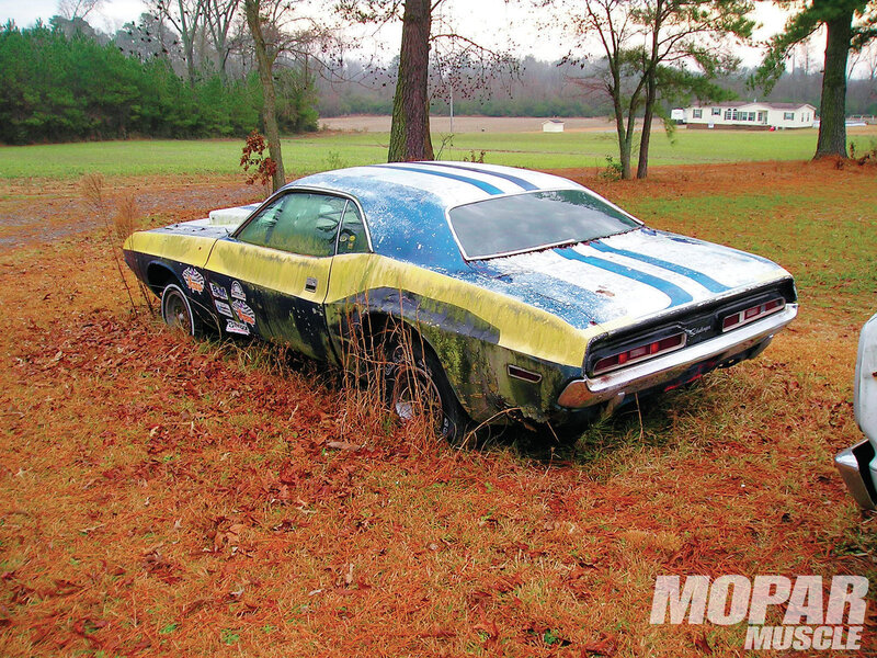 Abandoned Muscle Car