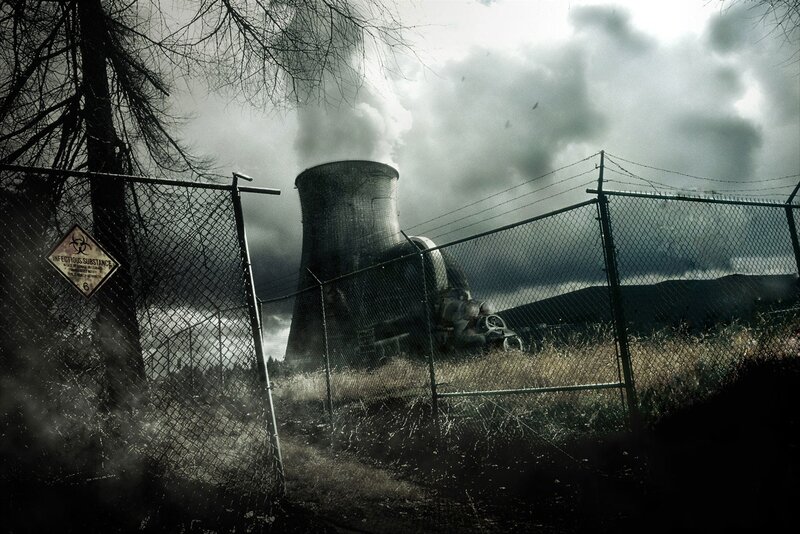 Abandoned Nuclear Plant — Gray