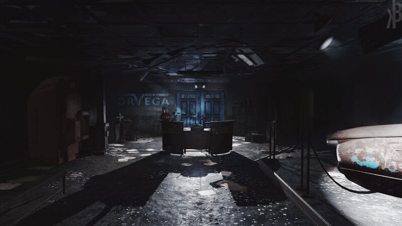 Abandoned Office Room — Black